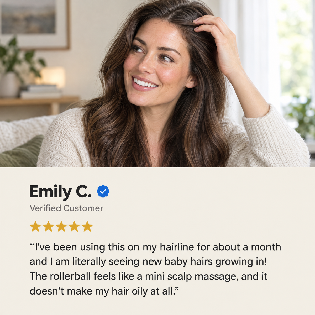 Lush Hair Growth Roll-On Serum
