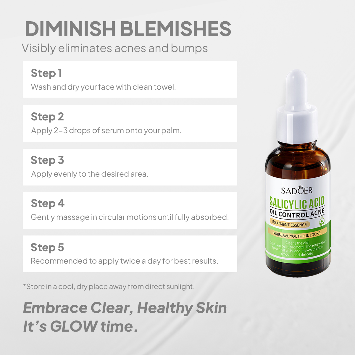 Salicylic Acid BHA Anti Acne Serum