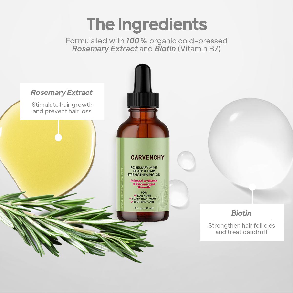 Rosemary Oil Hair Growth Serum