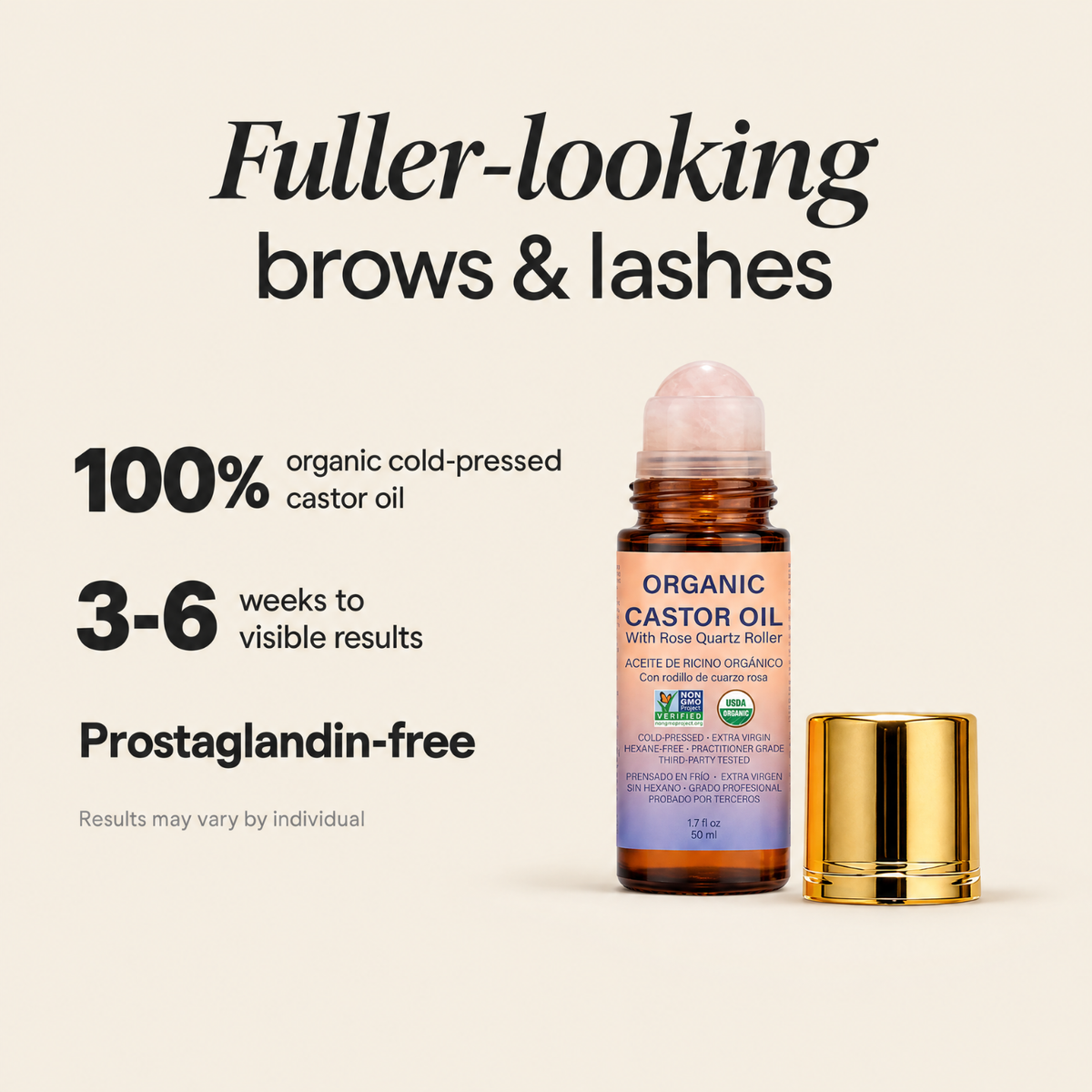 Bloom Organic Castor Oil Roll-On