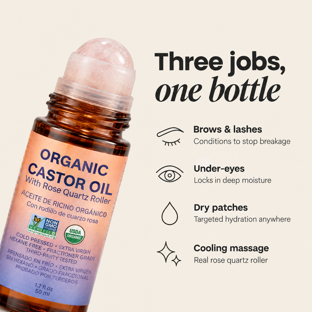Bloom Organic Castor Oil Roll-On