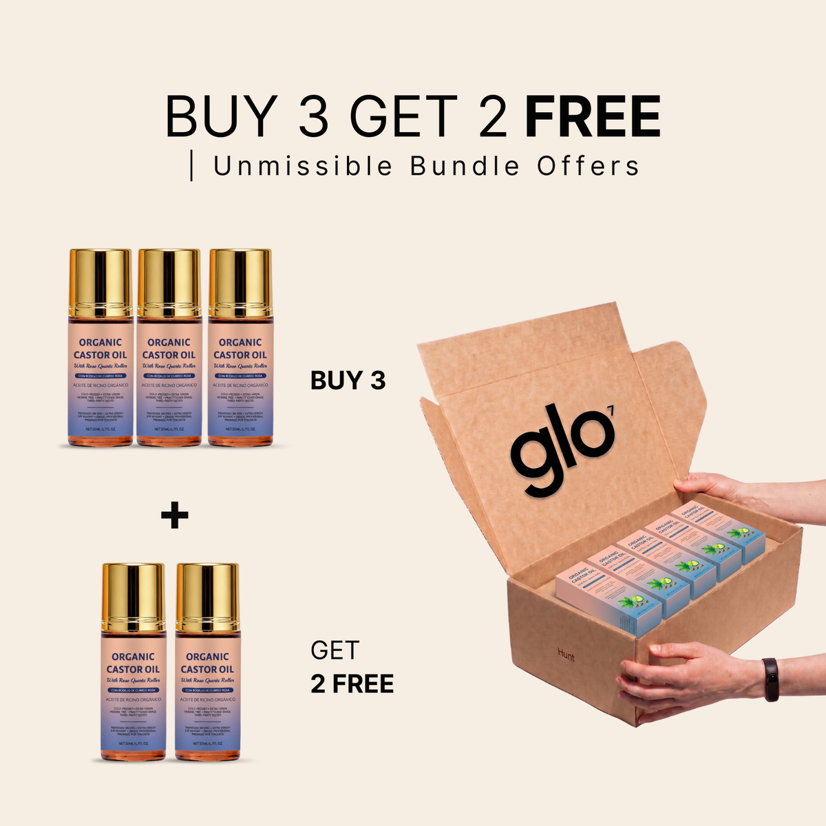 Bloom Organic Castor Oil Roll-On