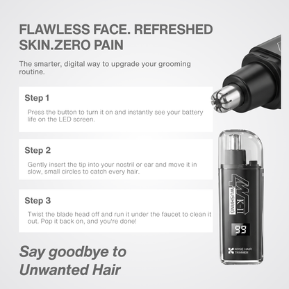 Edge Digital Nasal Hair Trimmer