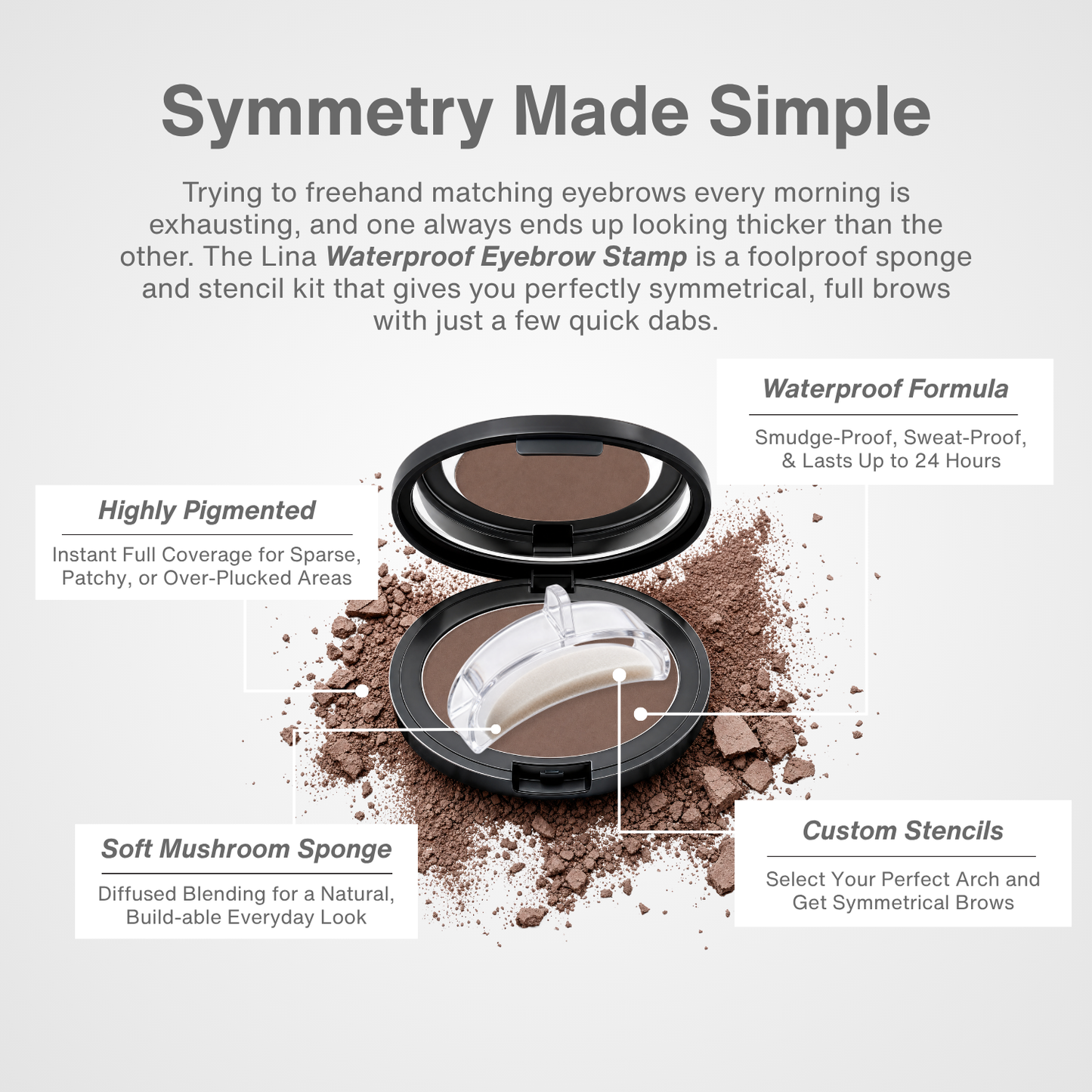 Lina Waterproof Eyebrow Stamp