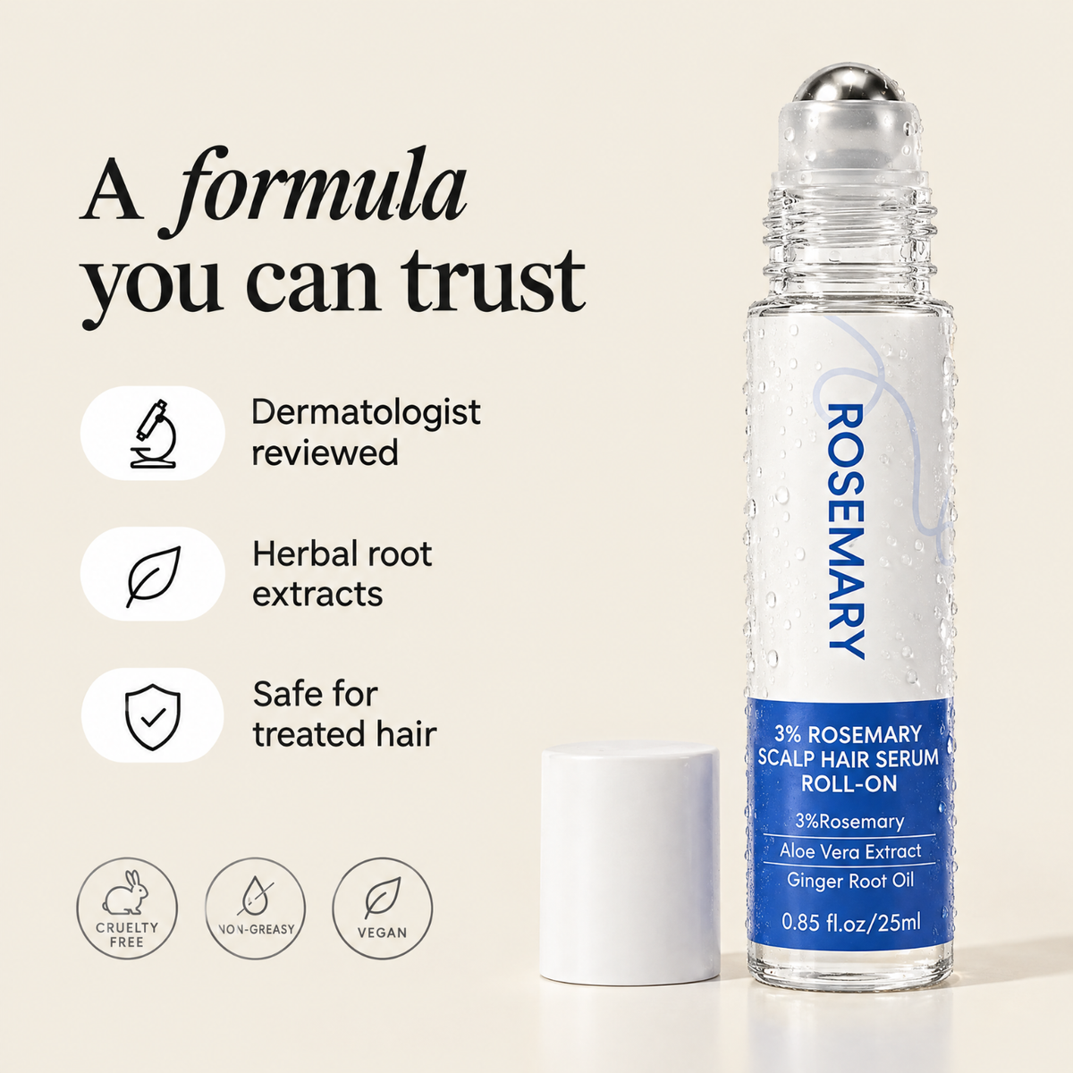 Lush Hair Growth Roll-On Serum