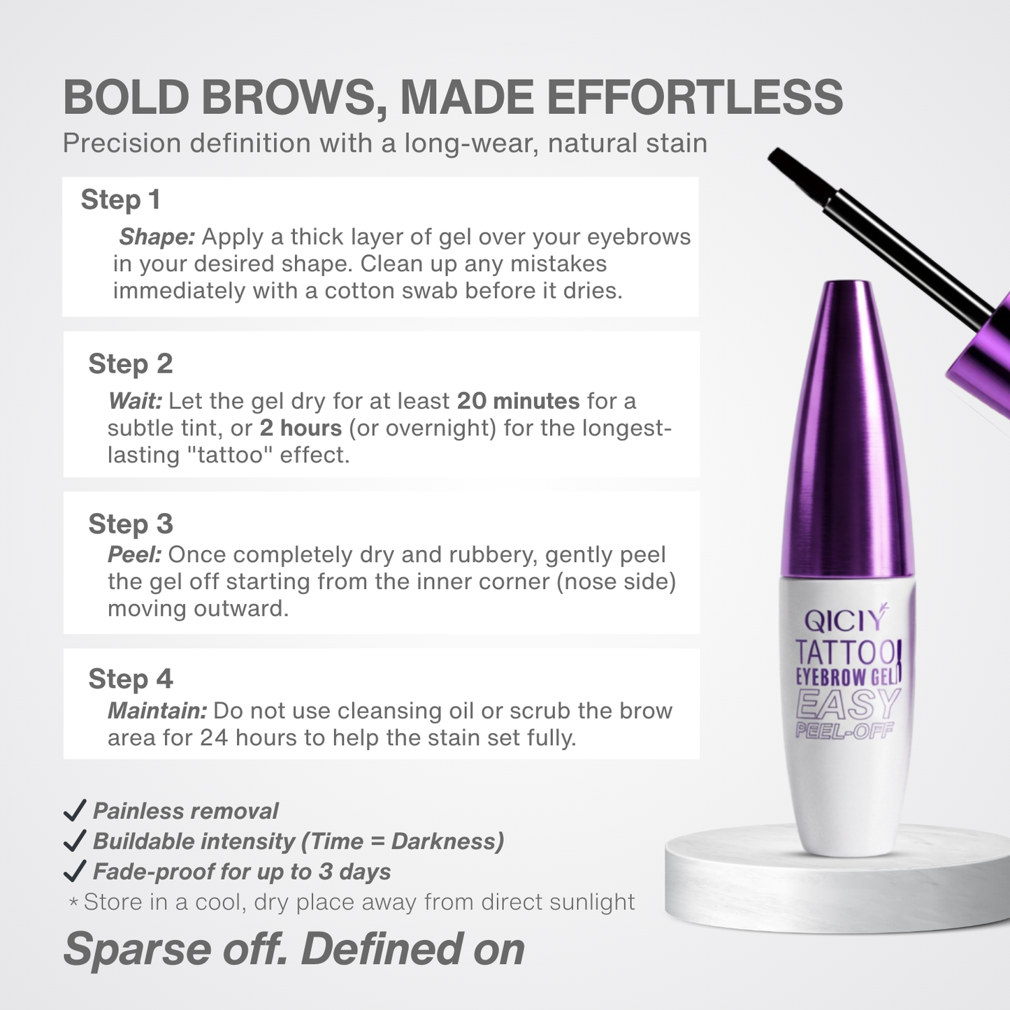 Nura Tattoo Eyebrow Gel