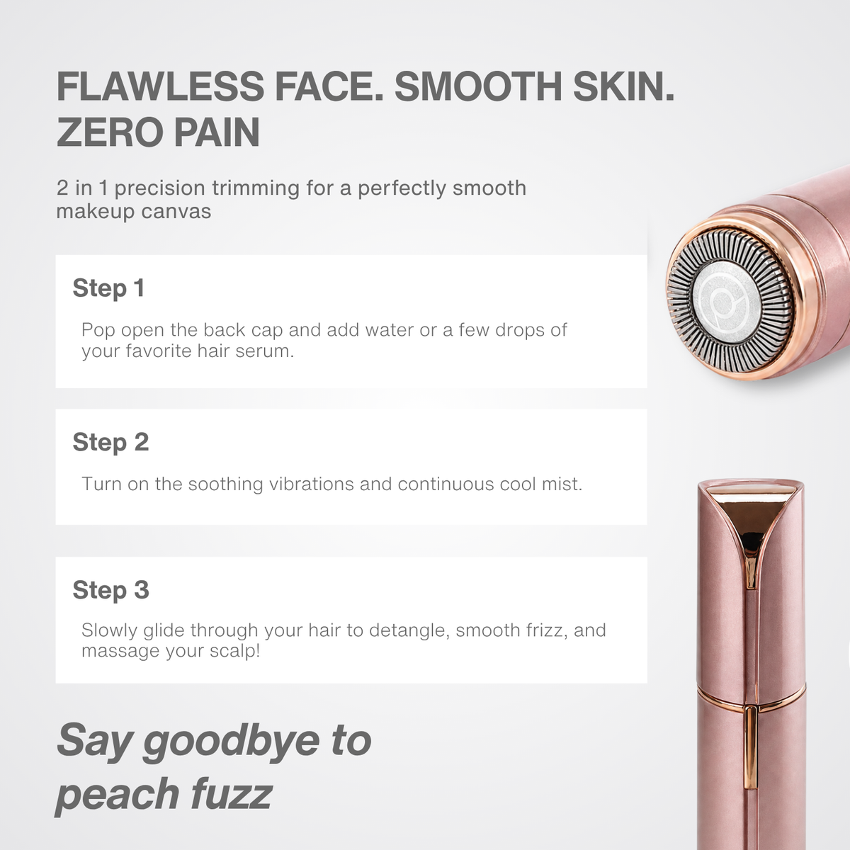 Nomi Flawless Facial Hair Trimmer