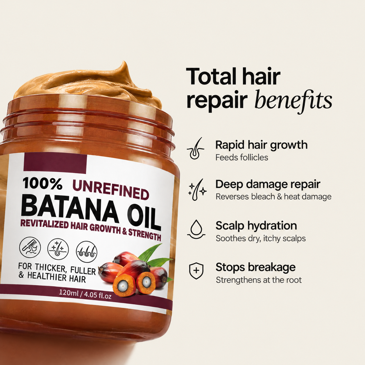 Pure Batana Hair Growth Oil
