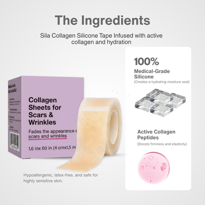 Sila Collagen Silicone Tape