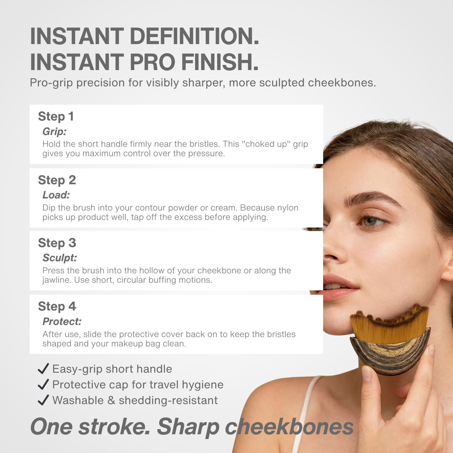 Vora Lymphatic Contour Brush