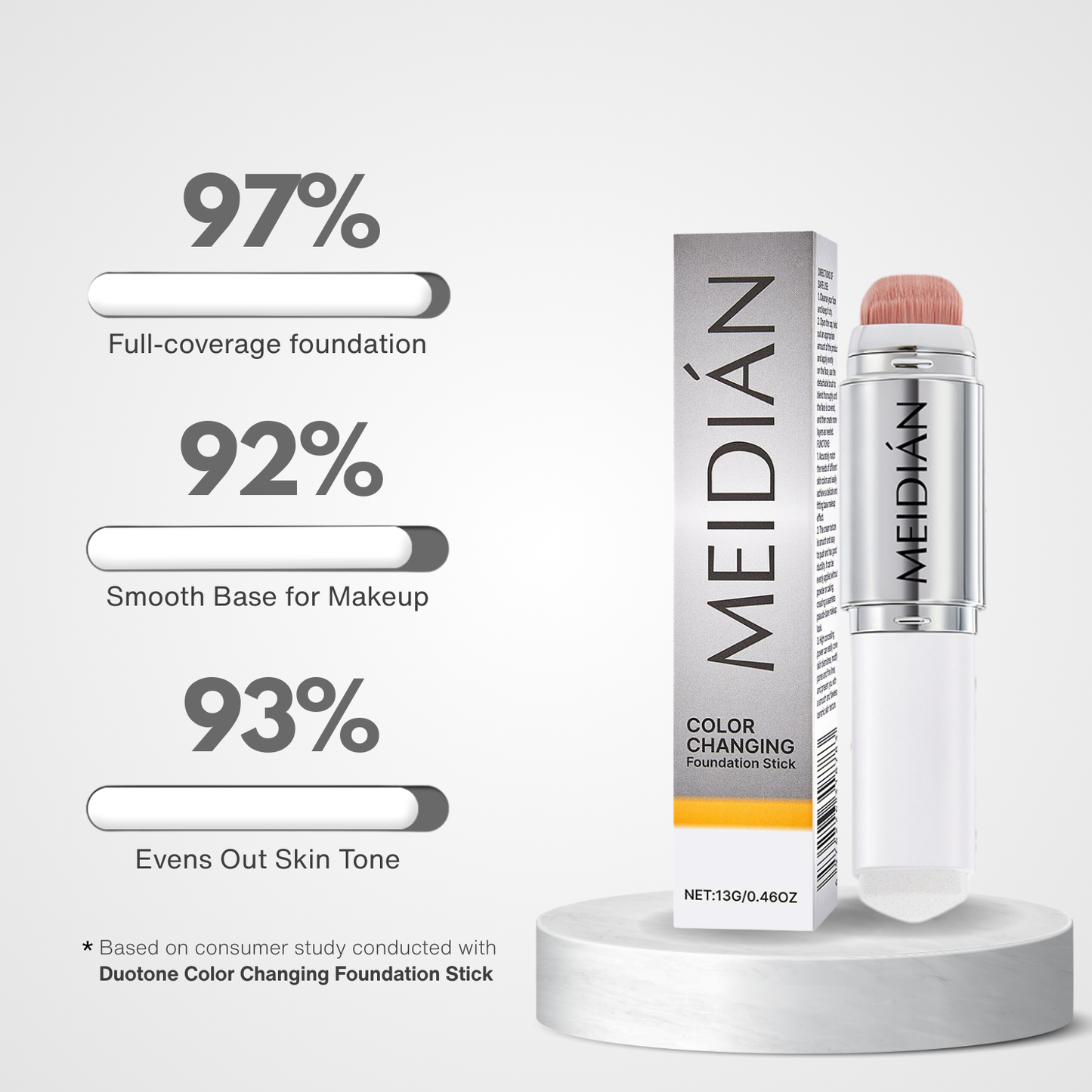 Duotone Color Changing Foundation Stick