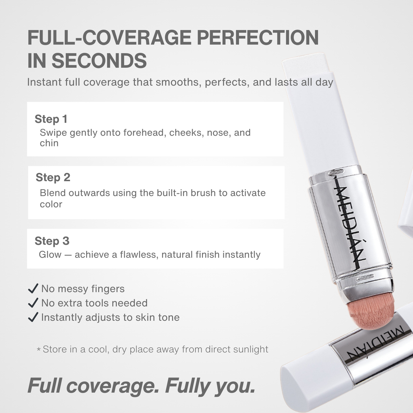 Duotone Color Changing Foundation Stick