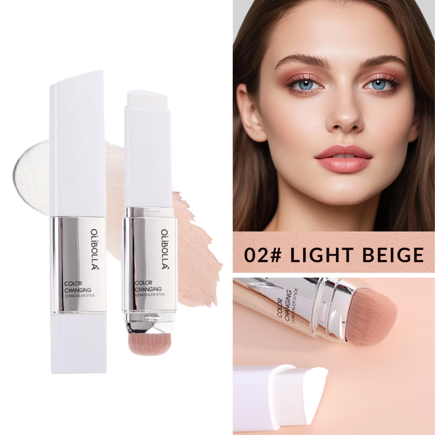 Duotone Color Changing Foundation Stick