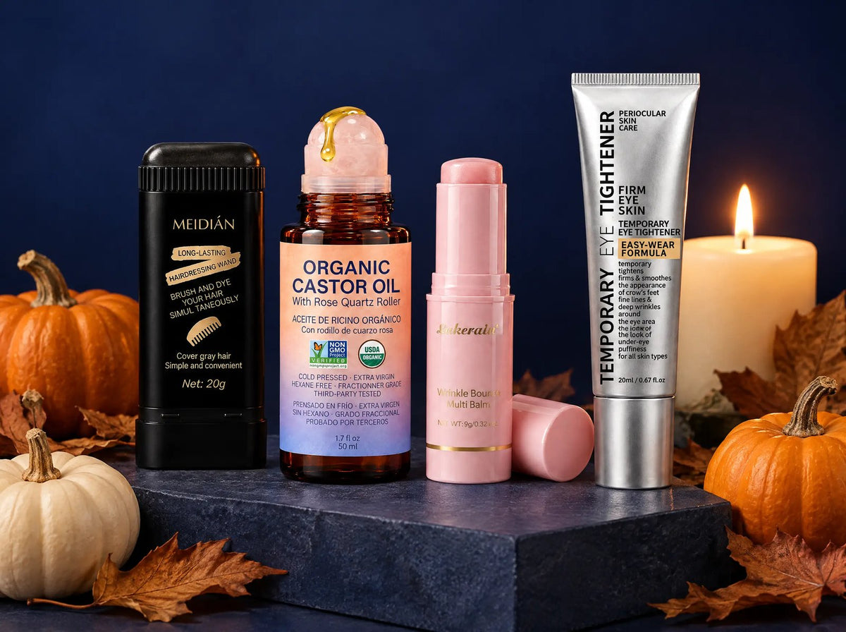 Glo7 bestsellers styled for Halloween